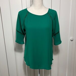 Loft Elegant Green Women's Top XS
